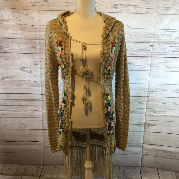 Free People Sweaters - Free People crochet duster/sweater